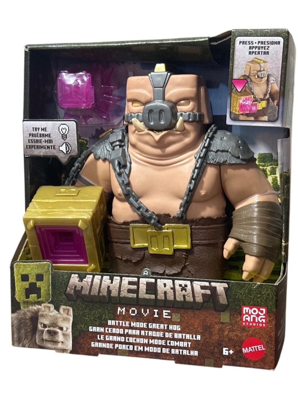 Minecraft Movie Battle Mode Great Hog Action Figure